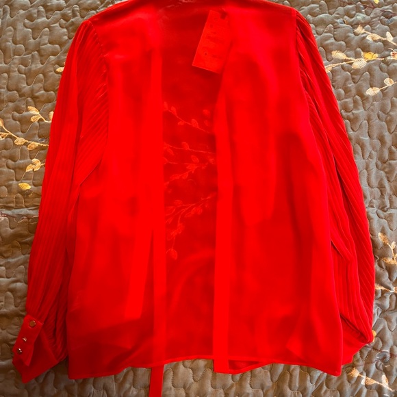 Zara red blouse - Picture 2 of 3